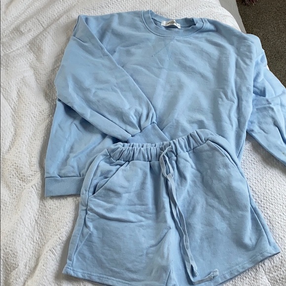 storets Tops - Light Blue Sweat Set
